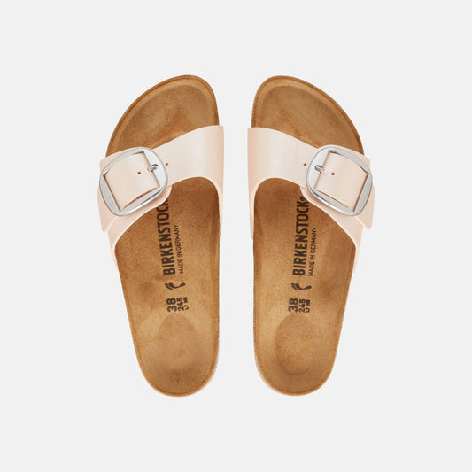 Birkenstock Madrid Big Buckle Rose – Mules Grande Boucle Femme