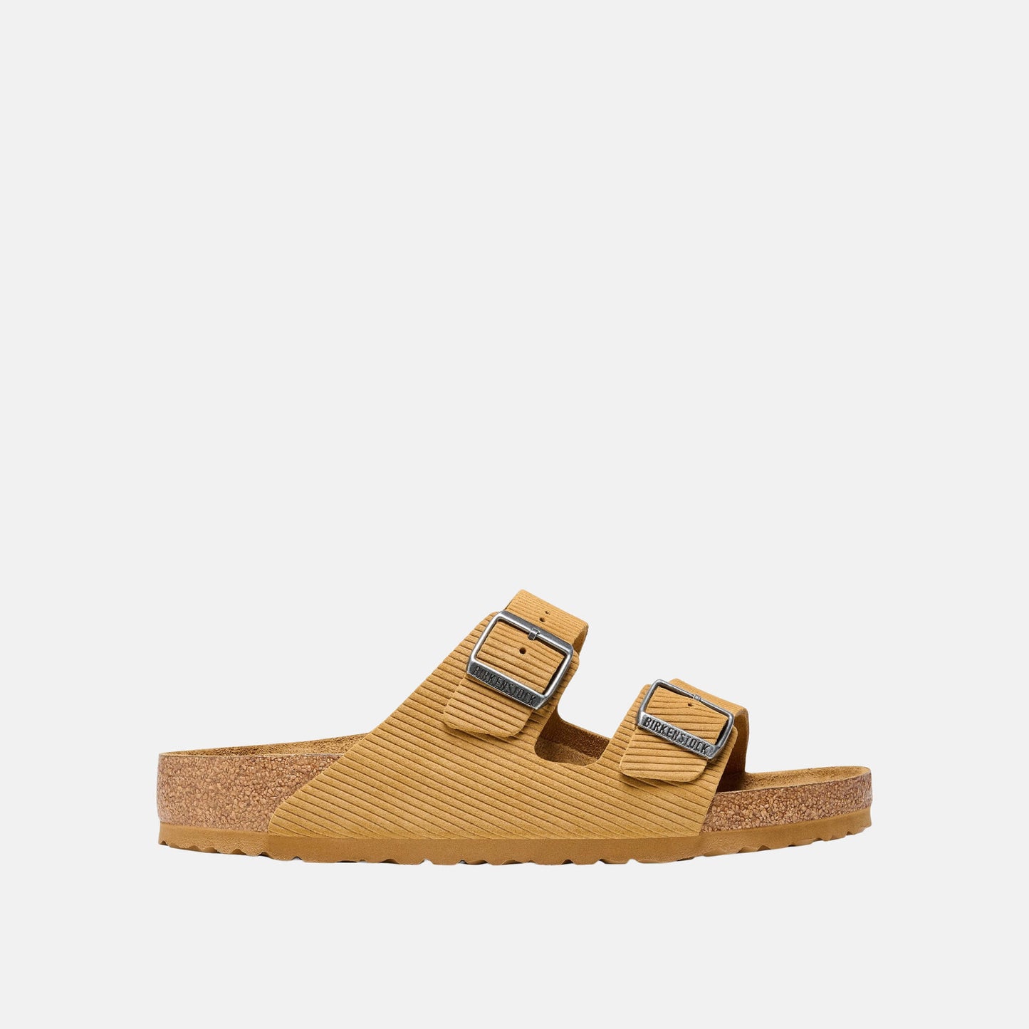 Birkenstock Arizona Corduroy Gris – Sandales Daim Côtelé Tendance