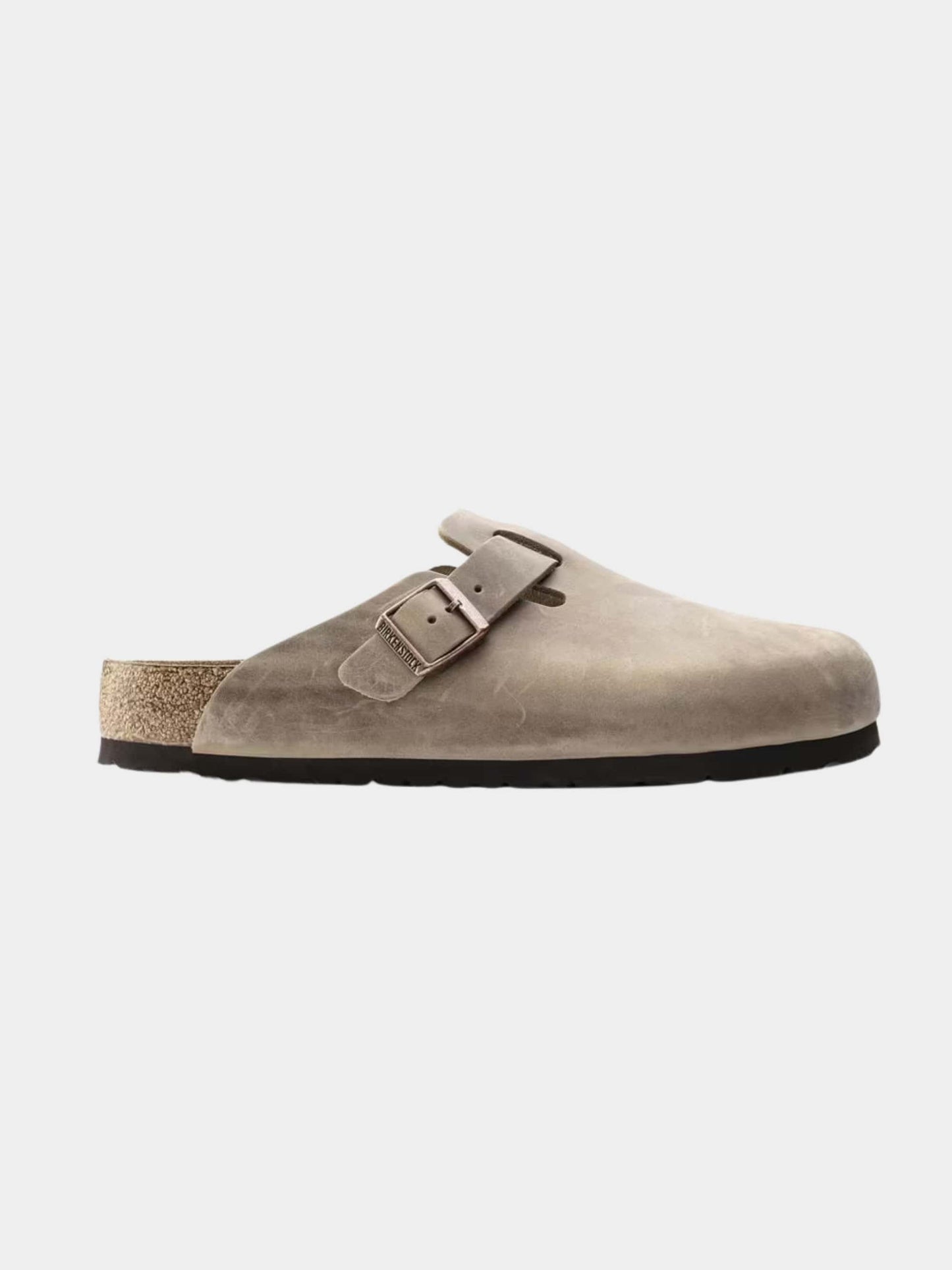 Birkenstock Boston Cuir Huilé Tabac – Sabots Soft Footbed