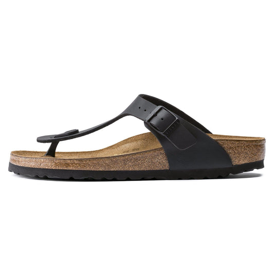 Birkenstock Gizeh Noir – Sandales Entredoigt Birko-Flor