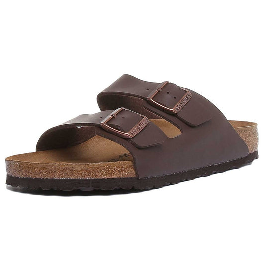 Birkenstock Sandales à deux brides Mixte – Marron