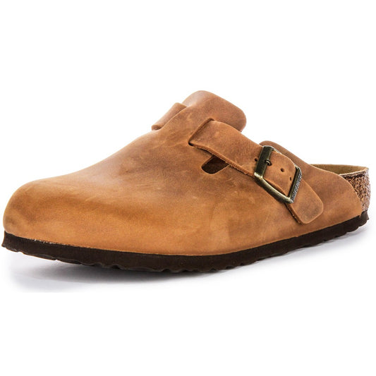 Birkenstock Sabots Mixte Daim – Cognac