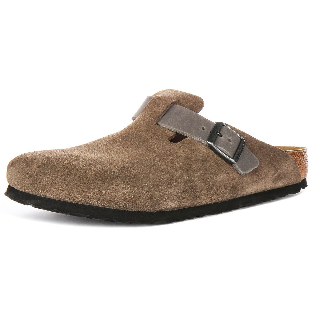 Birkenstock Sabots Mixte Daim – Marron