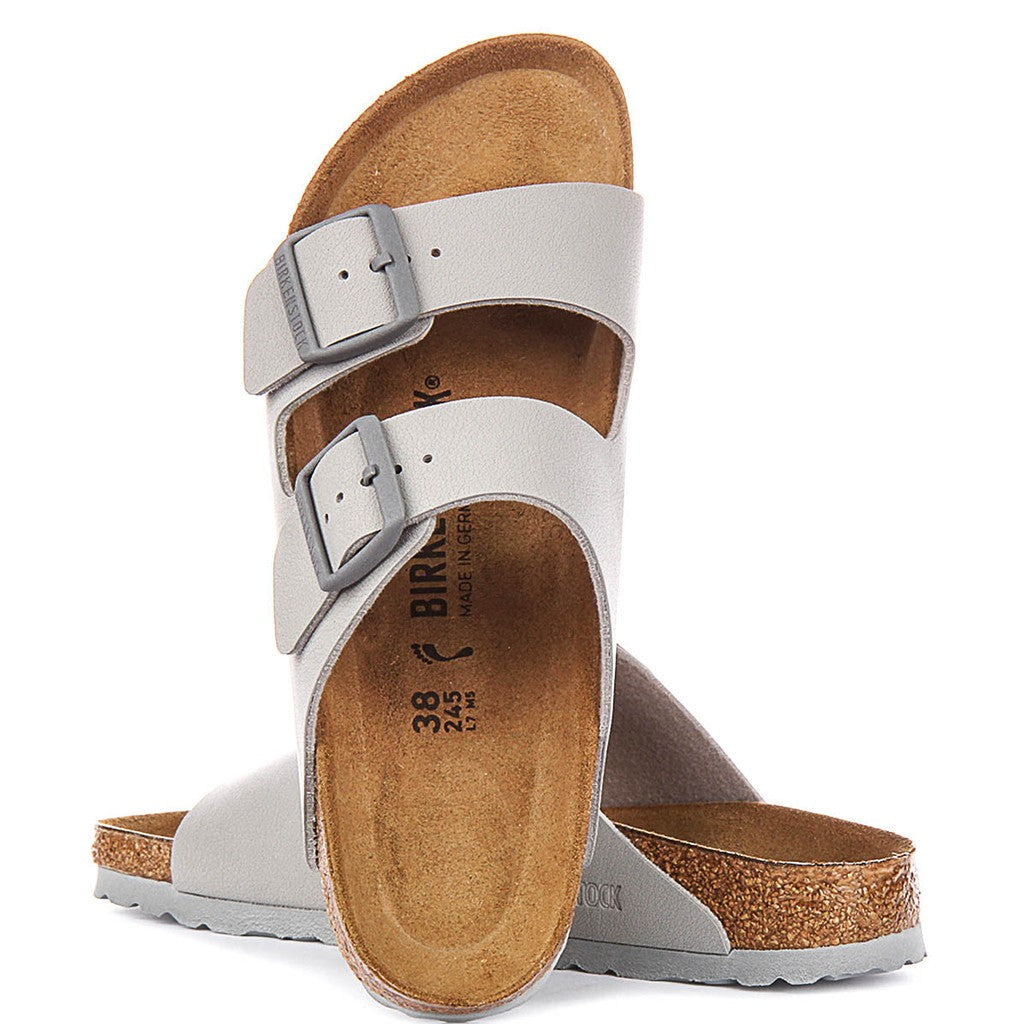 Birkenstock Sandales à deux brides Femme – Pierre