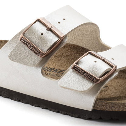 Birkenstock Arizona Graceful Pearl – Sandales Femme Blanc Nacré