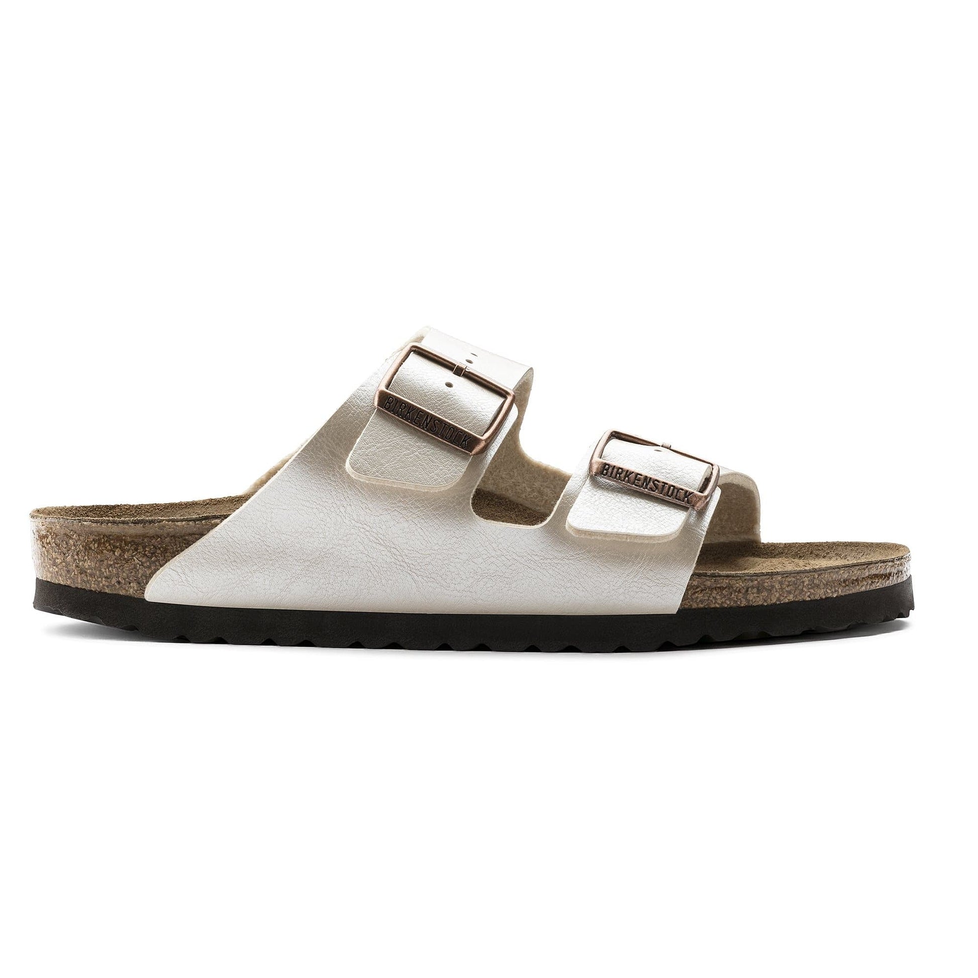 Birkenstock Arizona Graceful Pearl – Sandales Femme Blanc Nacré