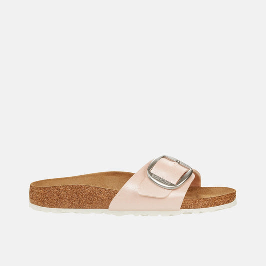 Birkenstock Madrid Big Buckle Rose – Mules Grande Boucle Femme