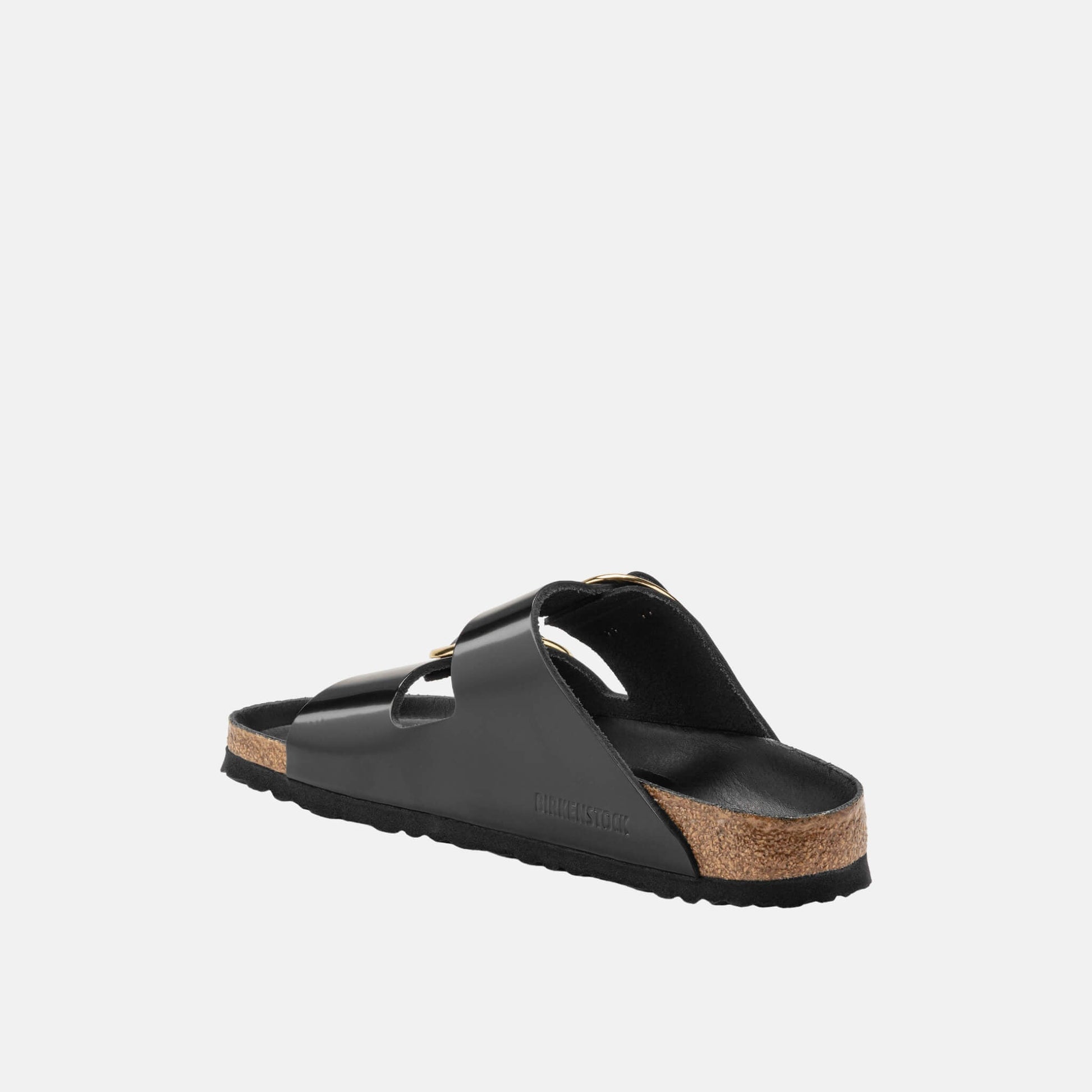 Birkenstock Arizona Big Buckle Noir Verni – Sandales Grande Boucle Cuir