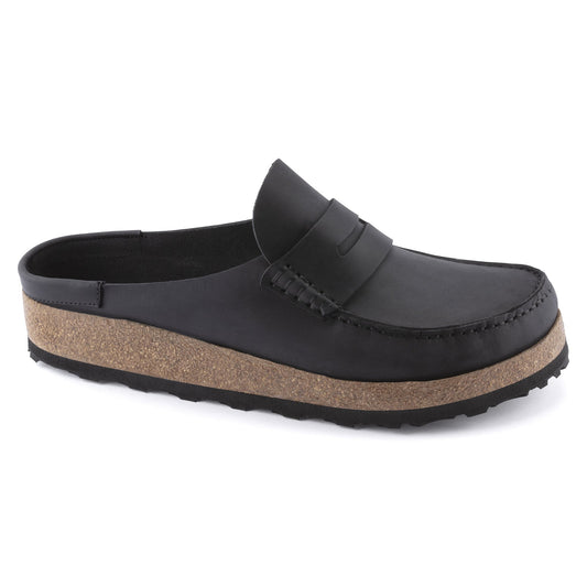 Birkenstock Naples Cuir Noir – Sabots Profil Affiné Mode