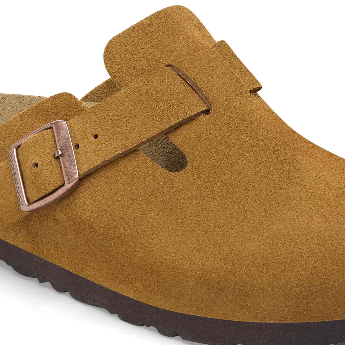 Birkenstock Boston Daim Mink – Sabots Taupe Iconiques