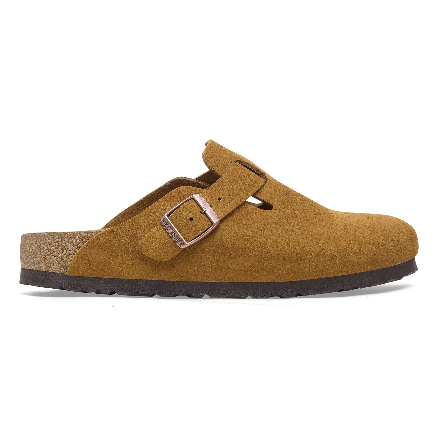 Birkenstock Boston Daim Mink – Sabots Taupe Iconiques