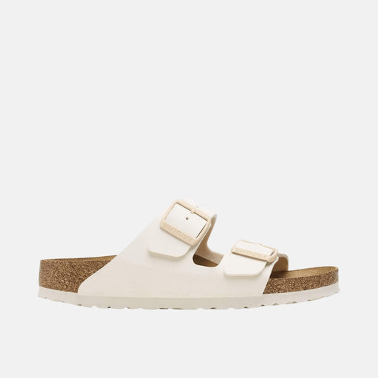 Birkenstock Arizona Birko-Flor Blanc – Sandales Deux Brides Semelle Liège