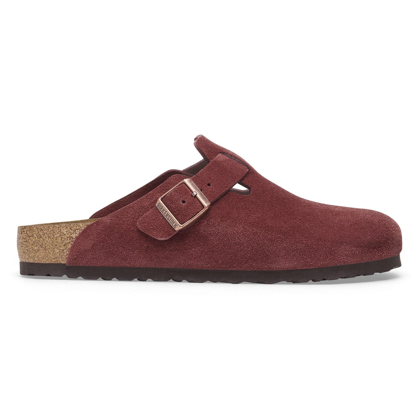 Birkenstock Boston Daim Bordeaux Zinfandel – Sabots Automne