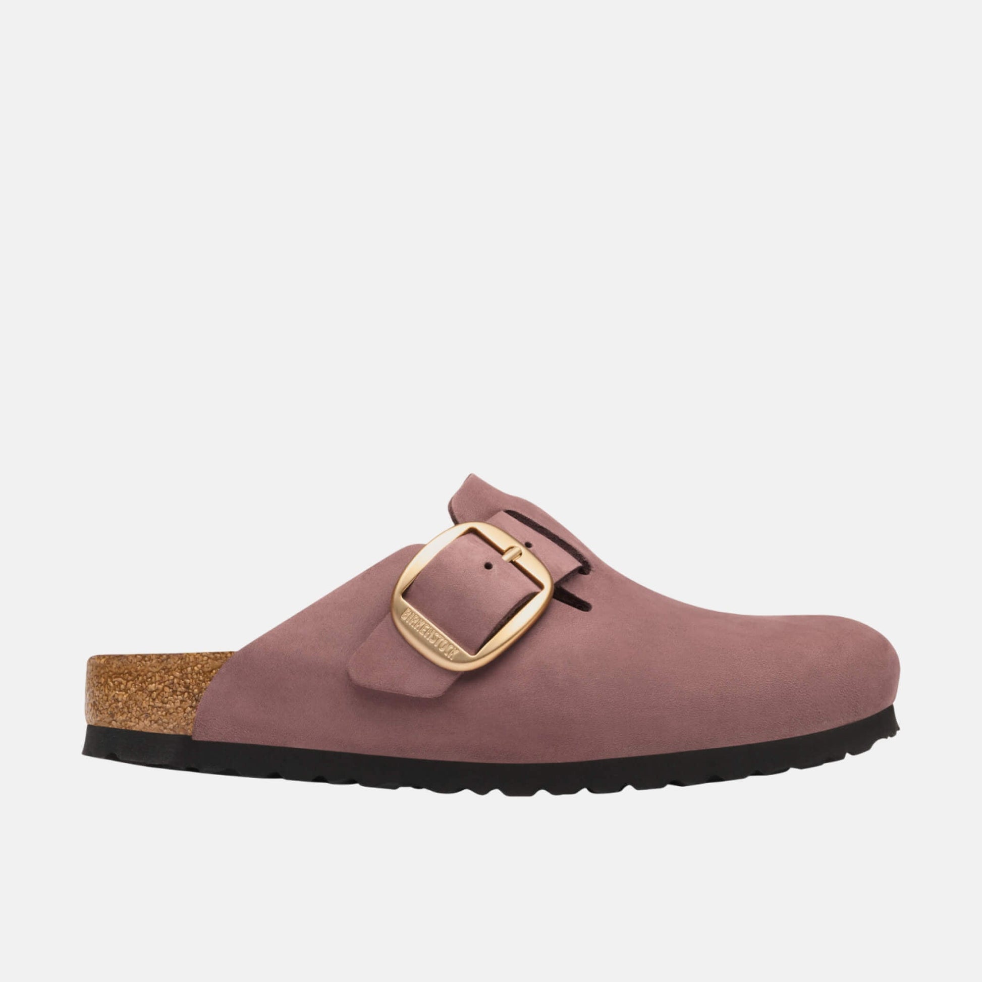 Birkenstock Boston Big Buckle Bordeaux – Sabots Grande Boucle