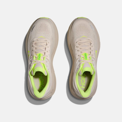 Hoka Bondi 9 Beige/Vert – Baskets Homme 40-46