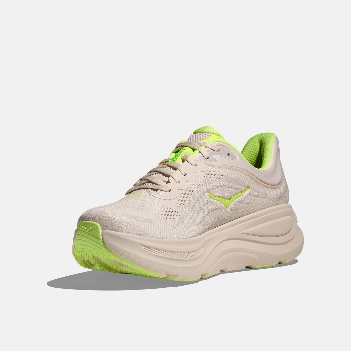 Hoka Bondi 9 Beige/Vert – Baskets Homme 40-46