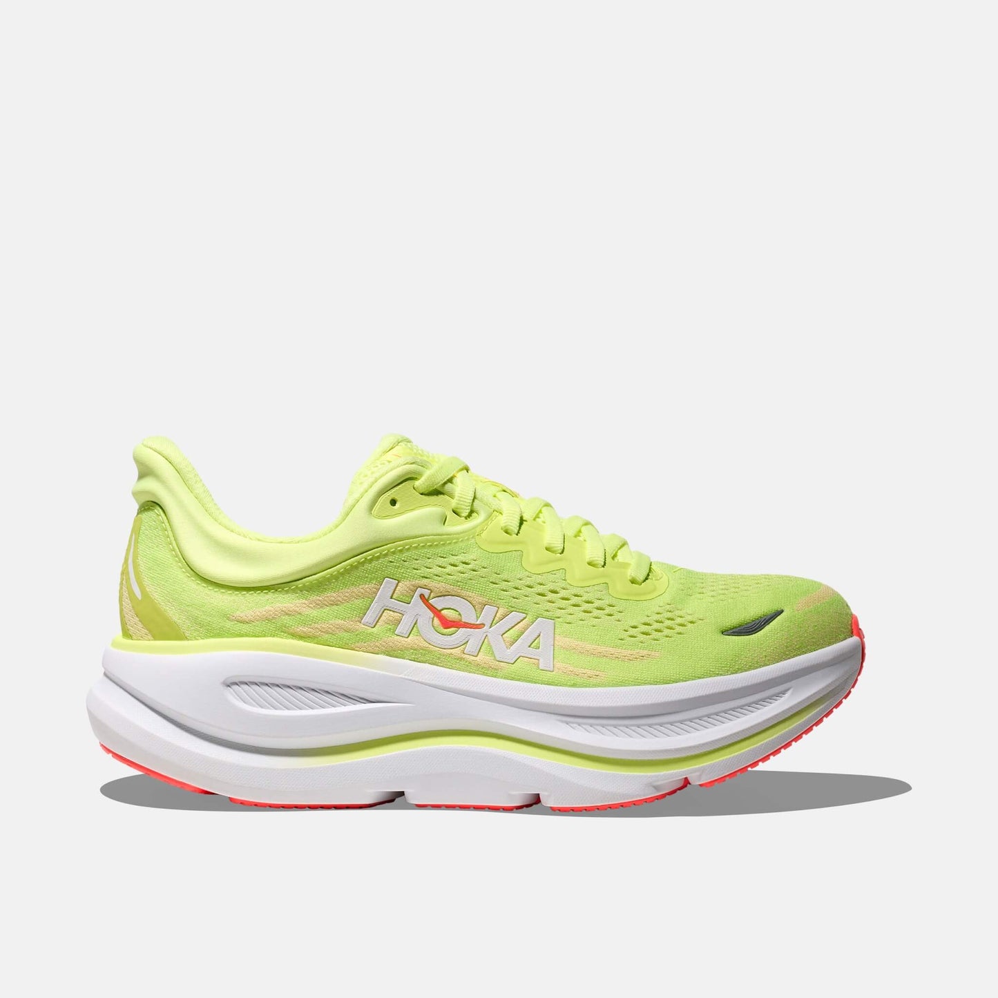 Hoka Bondi 9 Vert/Jaune – Baskets