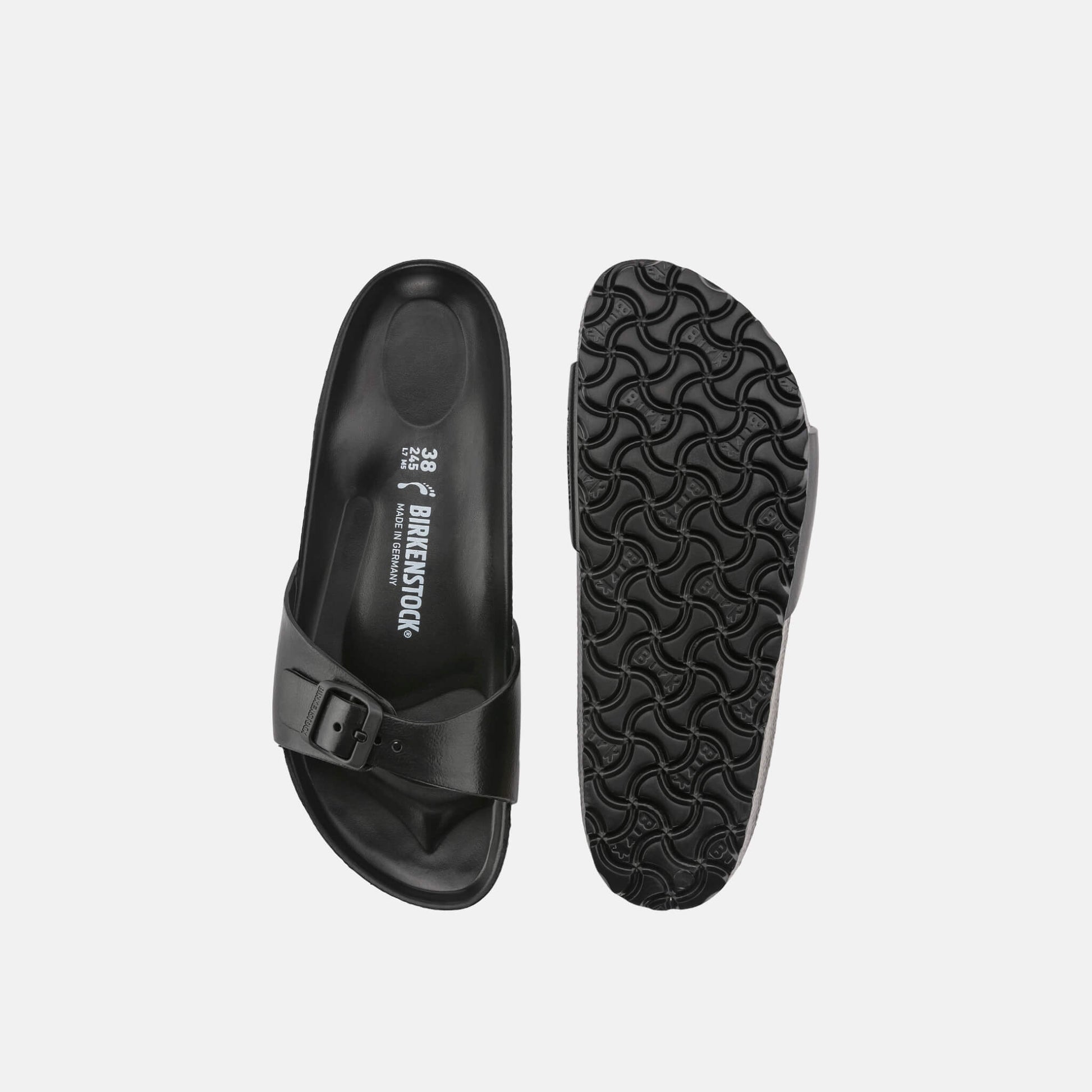 Birkenstock Madrid EVA Noir – Mules Légères Une Bride