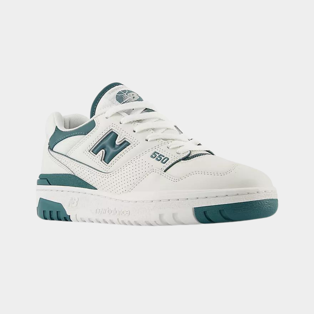 New Balance 550 Gris/Vert – Baskets Mixte 37-41