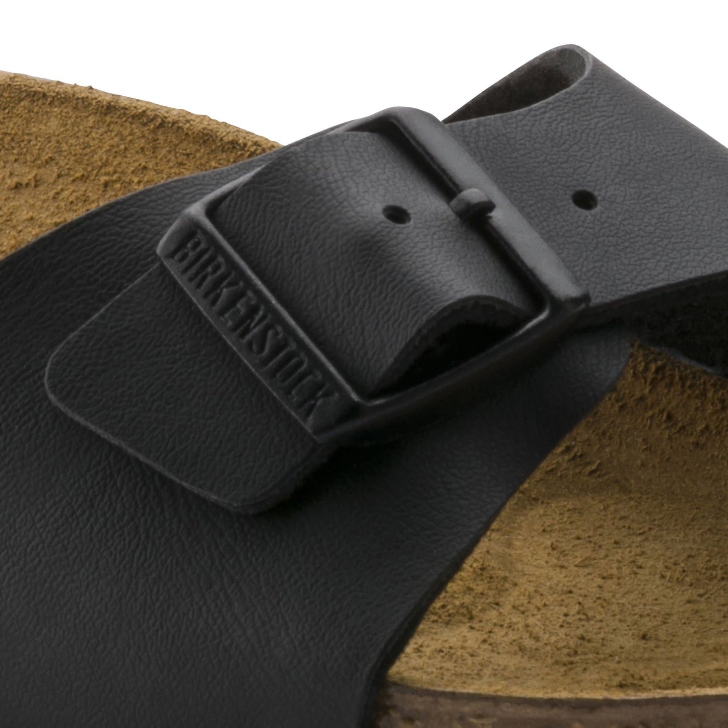 Birkenstock Madrid Noir – Mules Une Bride Birko-Flor