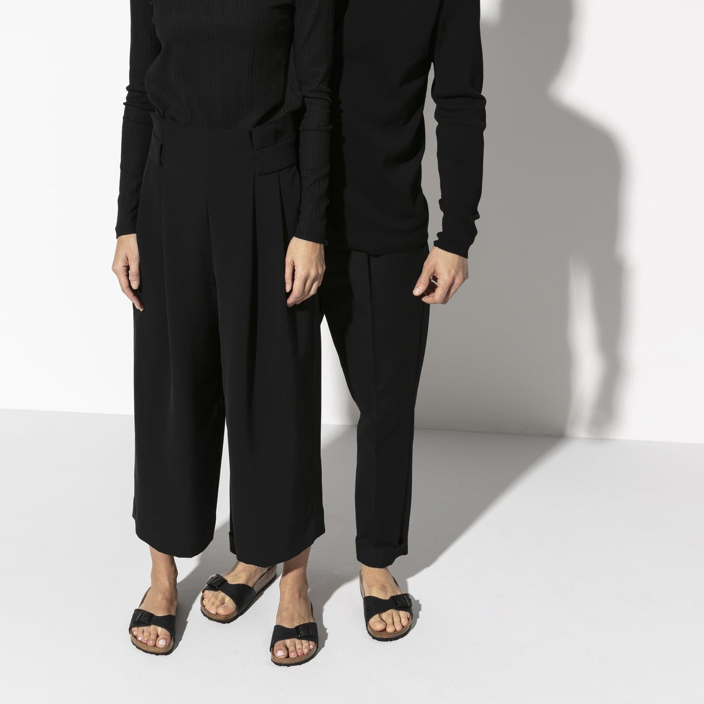 Birkenstock Madrid Noir – Mules Une Bride Birko-Flor