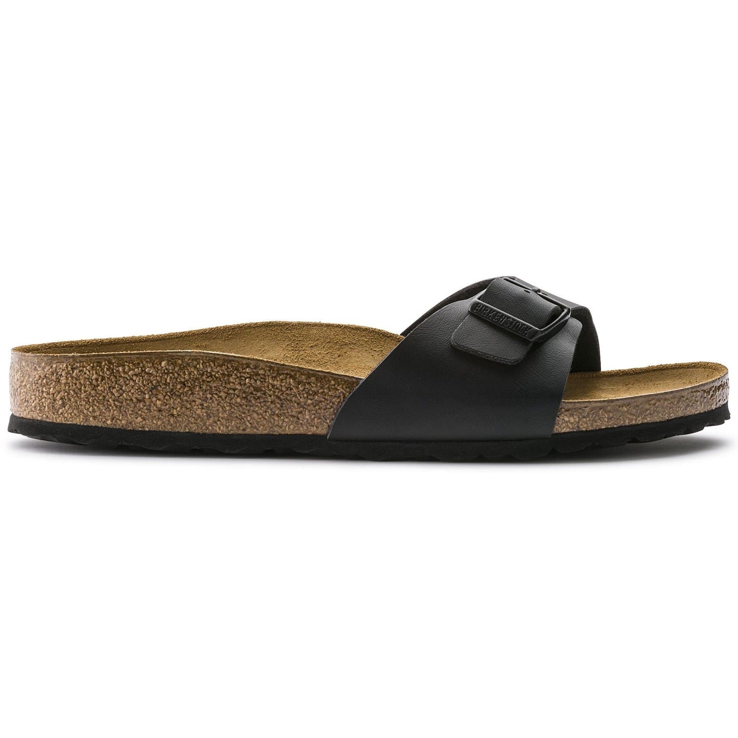 Birkenstock Madrid Noir – Mules Une Bride Birko-Flor