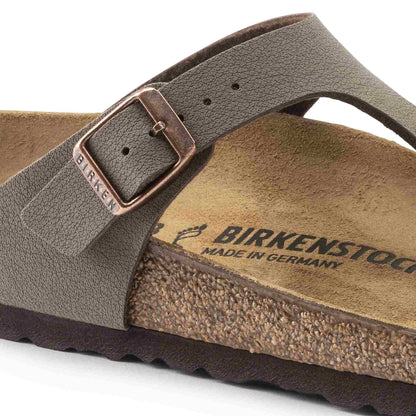 Birkenstock Gizeh Mocha – Sandales Entredoigt Nubuck Marron