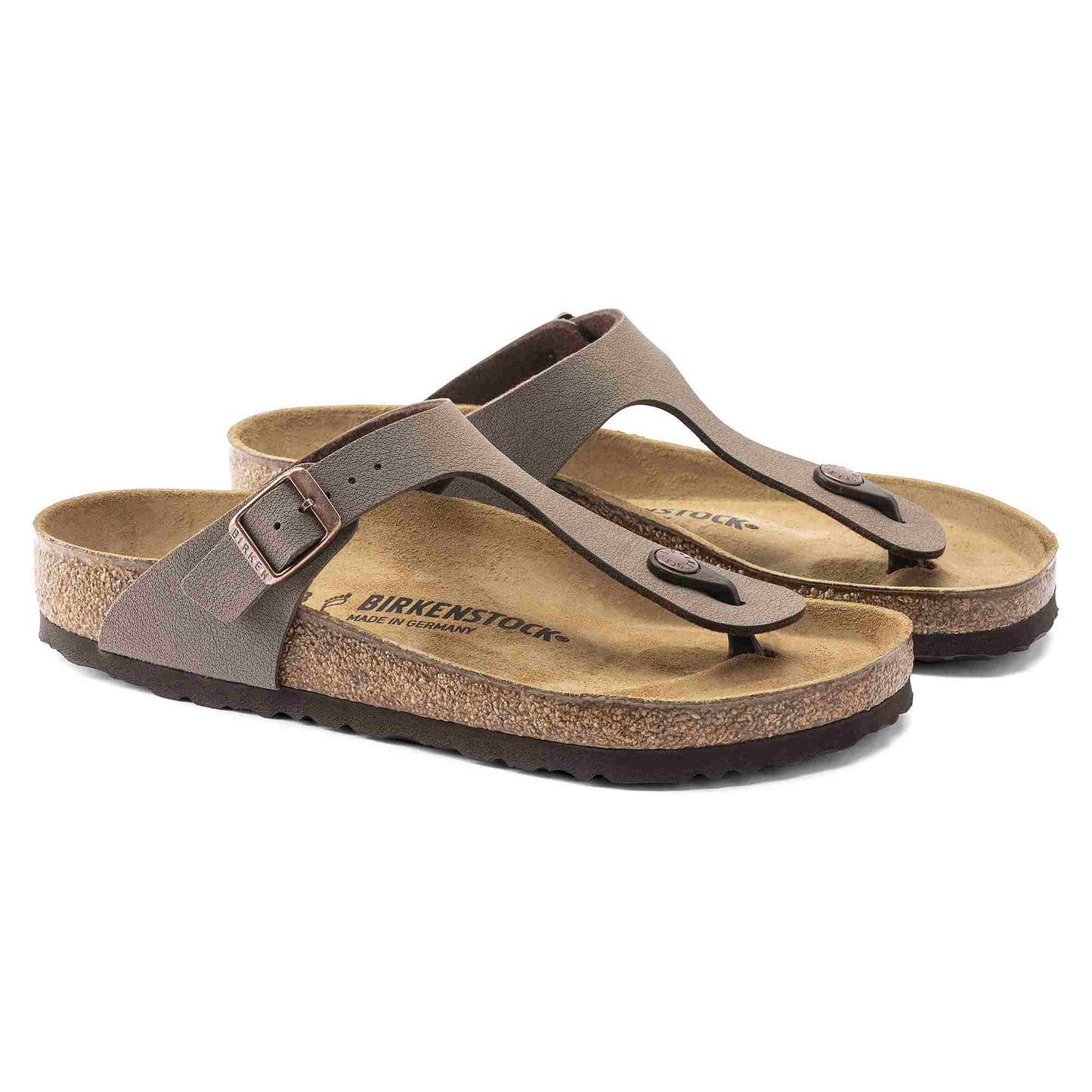 Birkenstock Gizeh Mocha – Sandales Entredoigt Nubuck Marron