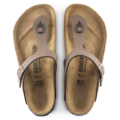 Birkenstock Gizeh Mocha – Sandales Entredoigt Nubuck Marron