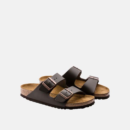 Birkenstock Arizona Cuir Lisse Marron – Sandales Premium Semelle Liège