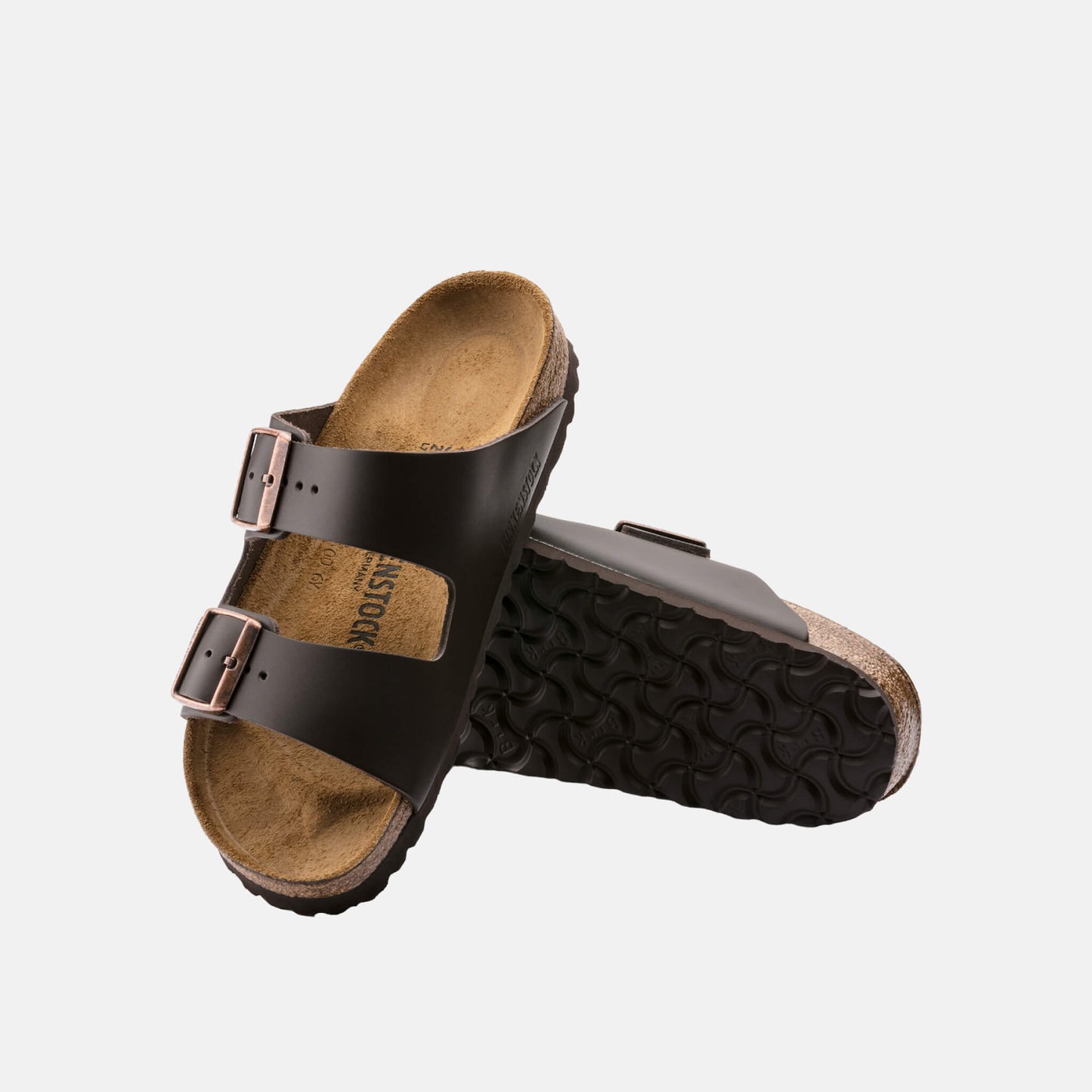 Birkenstock Arizona Cuir Lisse Marron – Sandales Premium Semelle Liège