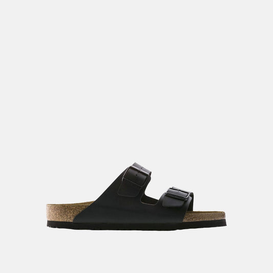 Birkenstock Arizona Birko-Flor Noir – Sandales Deux Brides Semelle Liège