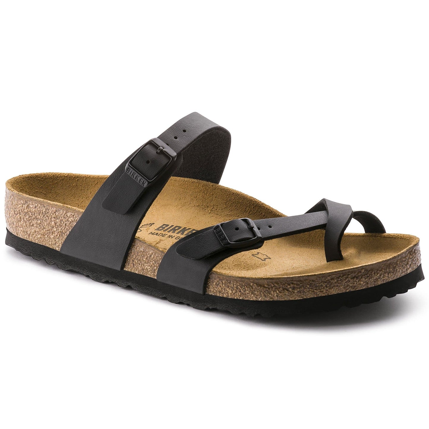 Birkenstock Mayari Noir – Sandales Brides Croisées Femme