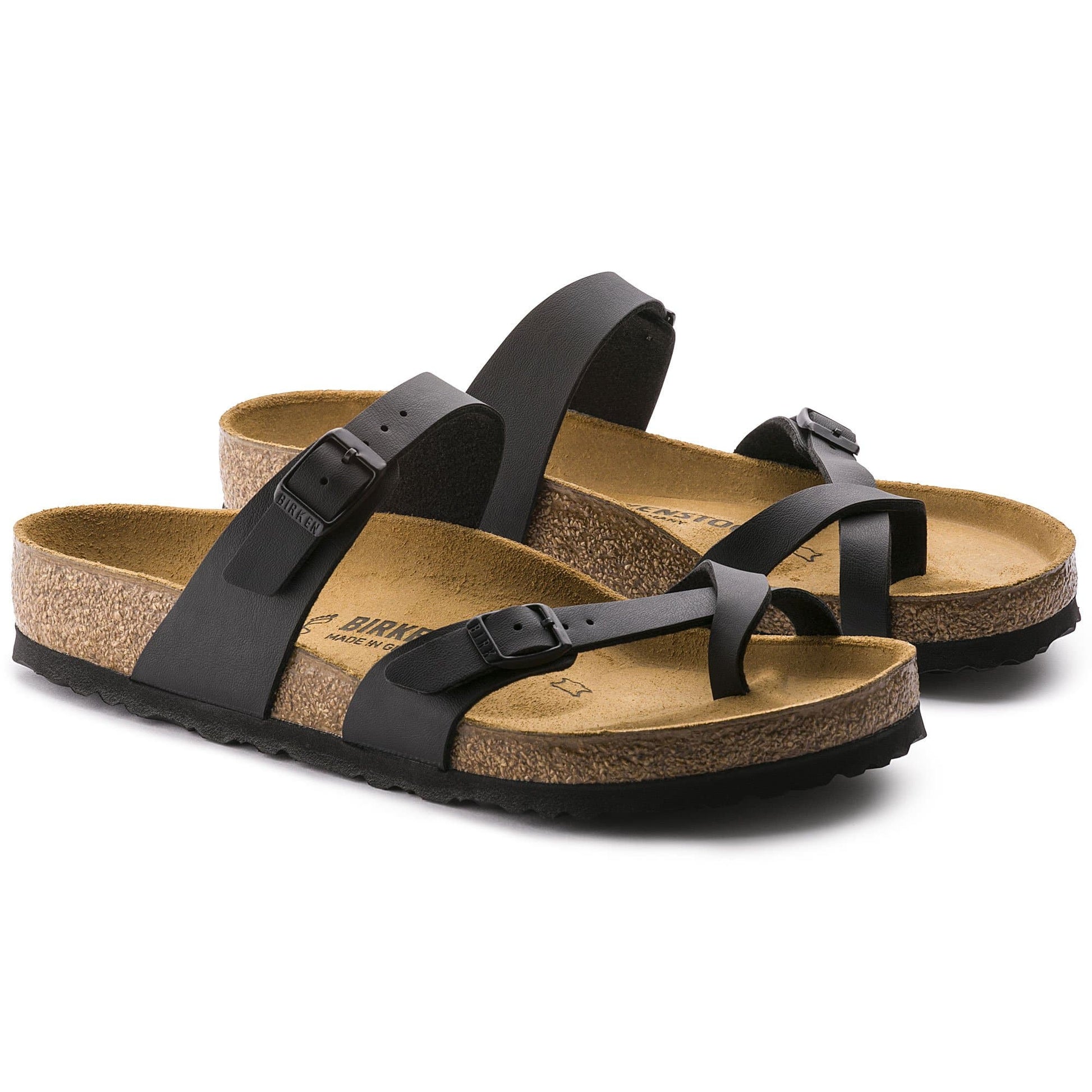 Birkenstock Mayari Noir – Sandales Brides Croisées Femme