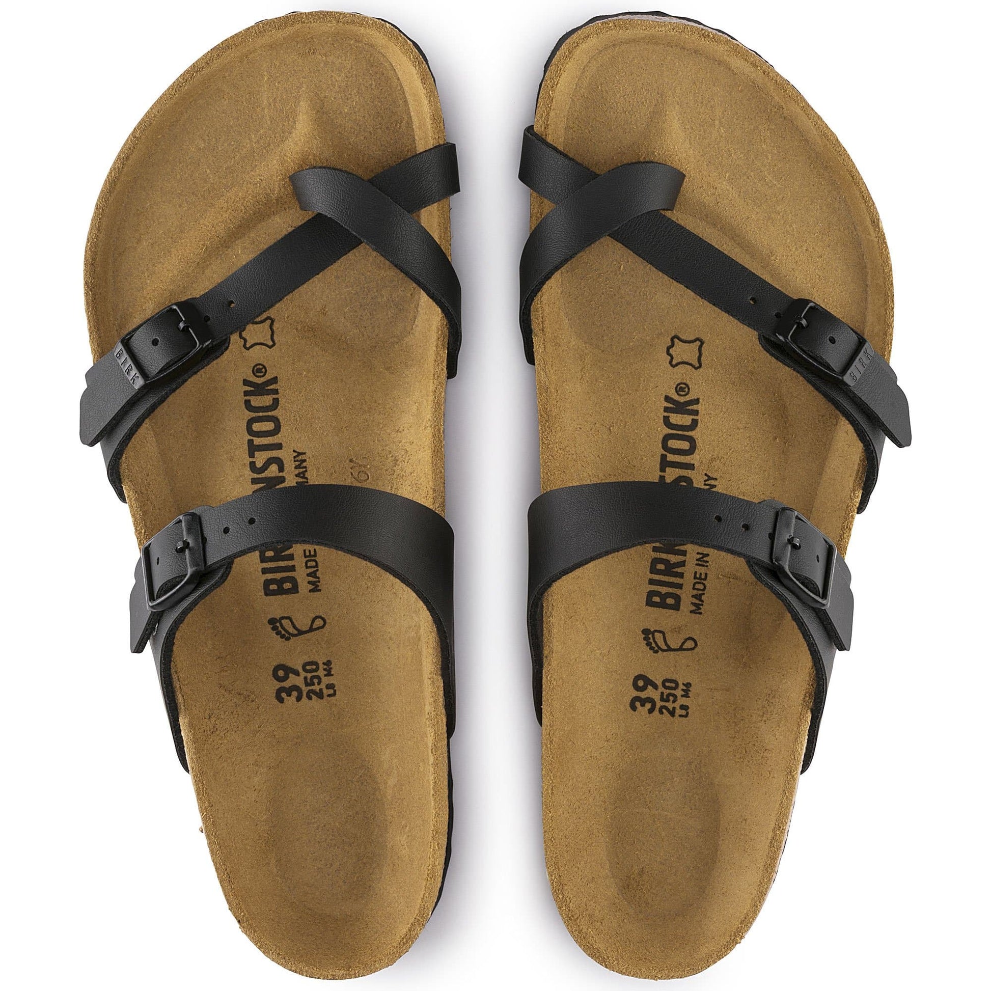 Birkenstock Mayari Noir – Sandales Brides Croisées Femme