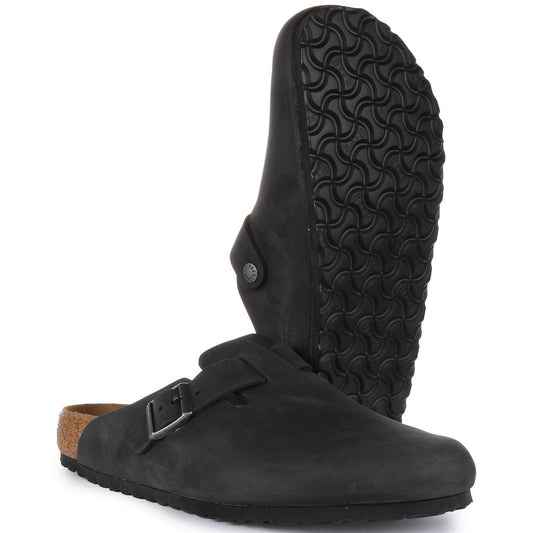 Birkenstock Sabots Mixte Daim – Noir