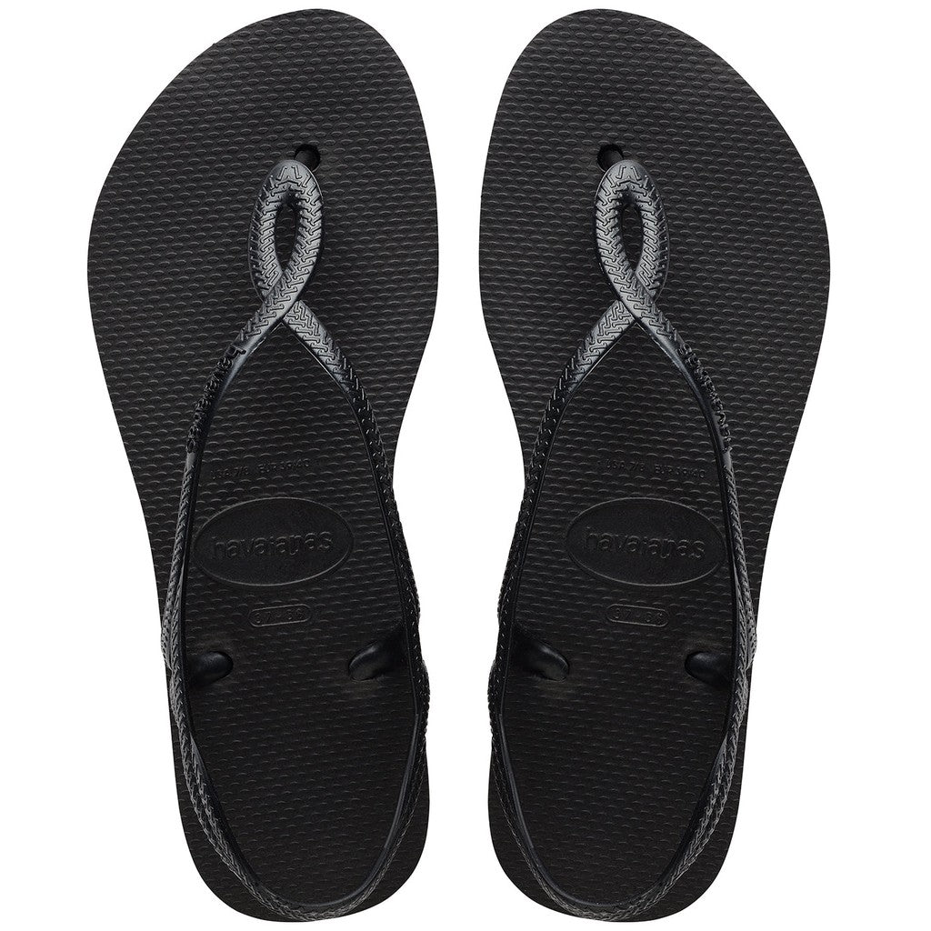 Havaianas Tongs Femme Compensées – Noir