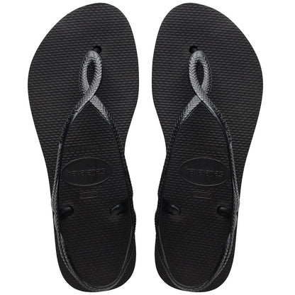 Havaianas Tongs Femme Compensées – Noir