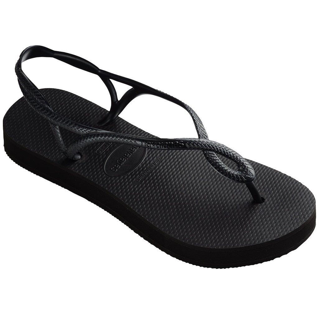 Havaianas Tongs Femme Compensées – Noir