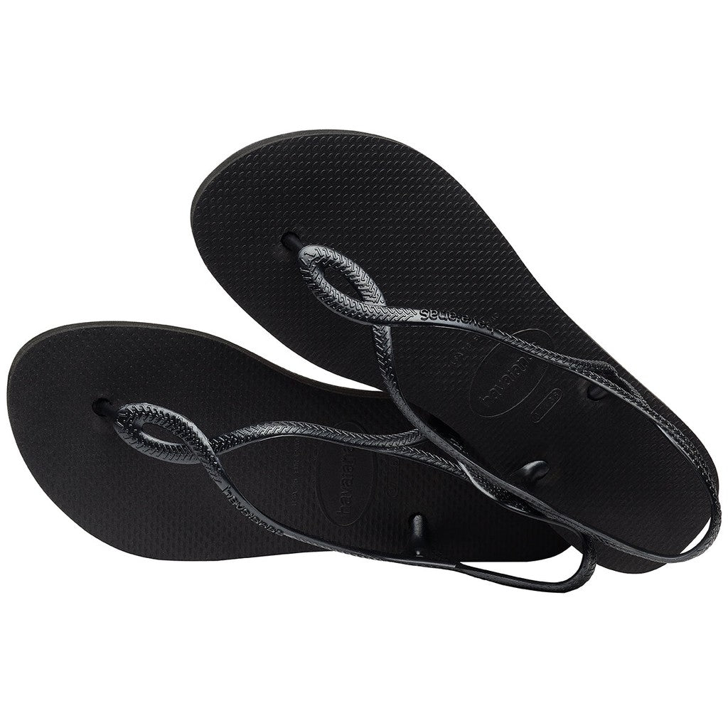 Havaianas Tongs Femme Compensées – Noir