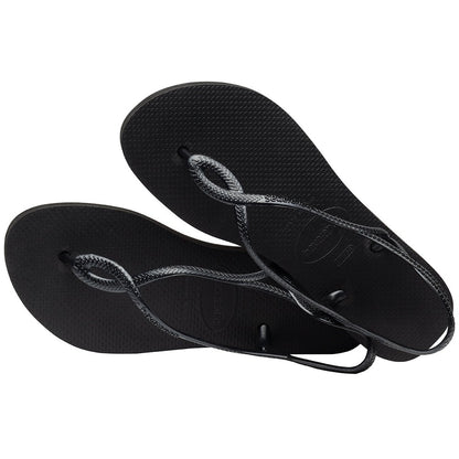 Havaianas Tongs Femme Compensées – Noir