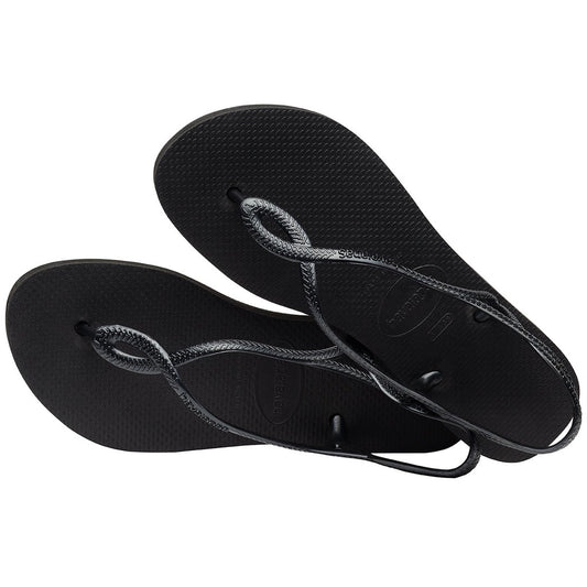 Havaianas Tongs Femme Compensées – Noir
