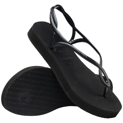 Havaianas Tongs Femme Compensées – Noir