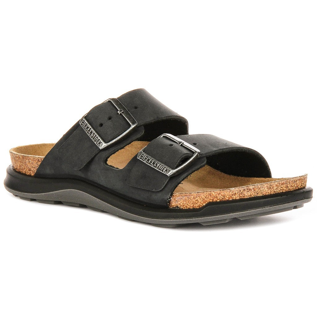Birkenstock Sandales à deux brides Mixte Cuir – Noir
