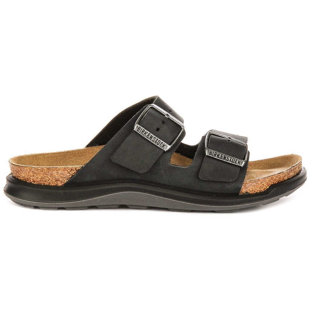 Birkenstock Sandales à deux brides Mixte Cuir – Noir