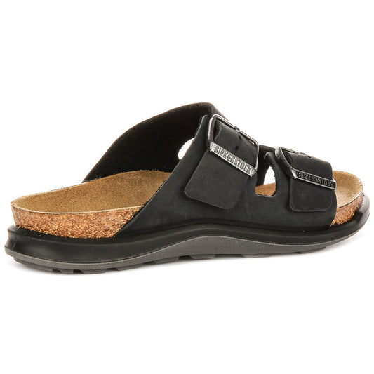 Birkenstock Sandales à deux brides Mixte Cuir – Noir