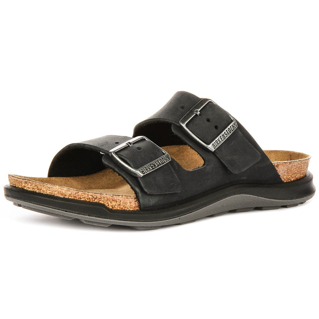 Birkenstock Sandales à deux brides Mixte Cuir – Noir