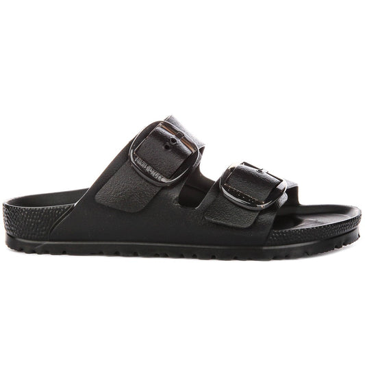 Birkenstock Sandales à deux brides Mixte EVA Grande Boucle – Noir