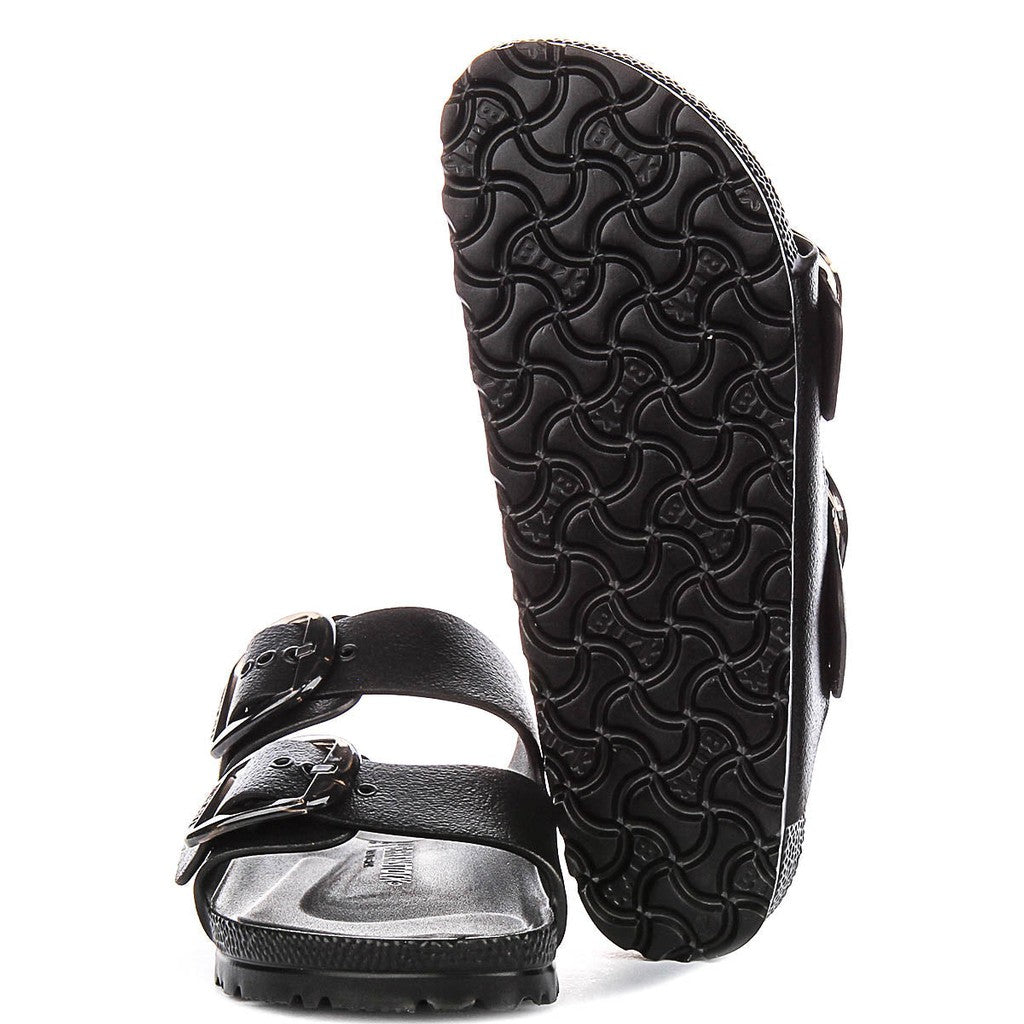 Birkenstock Sandales à deux brides Mixte EVA Grande Boucle – Noir