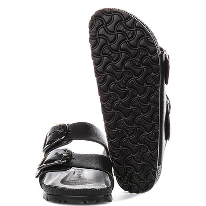 Birkenstock Sandales à deux brides Mixte EVA Grande Boucle – Noir